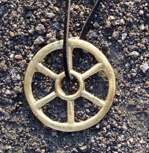 TARANIS BRONZE WHEEL - oppidum of Zavist