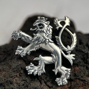 SILVER CZECH LION, silver 925, 10 g