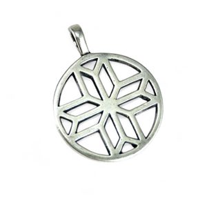 MORNING STAR VENUS II, silver pendant