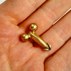 FASCINUS, Roman phallic pendant, bronze