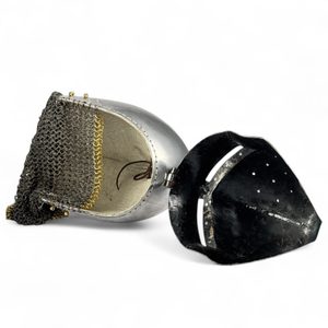 HENRY, German bascinet Klappvisor, medieval helmet, 2 mm sheet metal