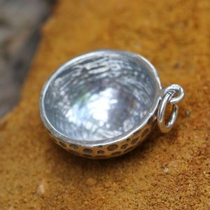 Golf Ball, Silver Pendant