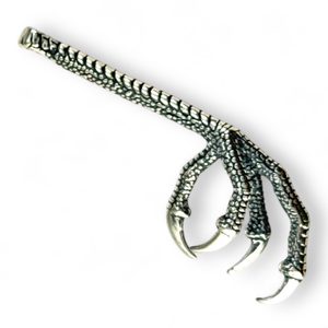 Bird Claw, Pendant, silver