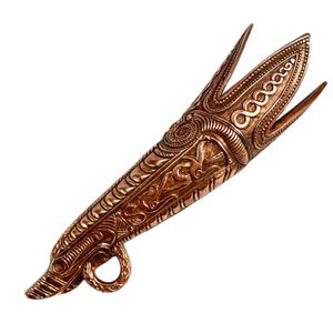 BRONZE DRINKING HORN TERMINAL, Ninian's Isle, Shetlands