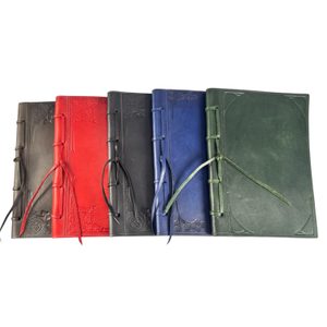 LIBER REGIS, leather notebook, lined, red