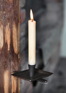 Forged medieval wall sconce