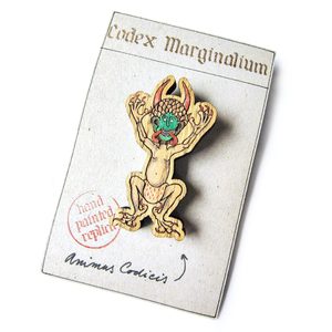 Mittelalterlicher Pin Animus Codicis