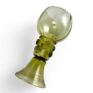 Römer beer, renaissance glass, historical green glass
