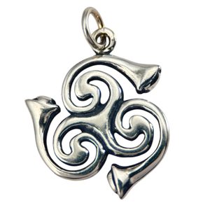 Lateinischer Triskel, Anhänger, Silber 925