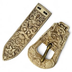 Ceinture viking Borre - gravée à la main