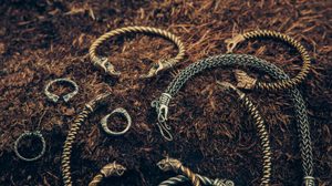 HUGINN et MUNNIN - Bracelet, laiton