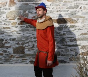 CRAFTSMAN - set of medieval clothing, 2nd half of the 14th century