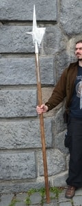 HALBERD, REPLICA OF A TWO-HANDED POLE WEAPON II - AXES, POLEWEAPONS{% if kategorie.adresa_nazvy[0] != zbozi.kategorie.nazev %} - WEAPONS - SWORDS, AXES, KNIVES{% endif %}