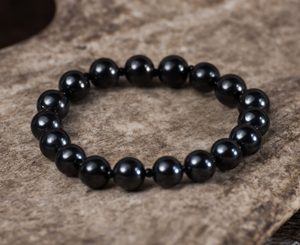 SHUNGITE, BRACELET - SHUNGITE{% if kategorie.adresa_nazvy[0] != zbozi.kategorie.nazev %} - MINÉRAUX, FOSSILES{% endif %}