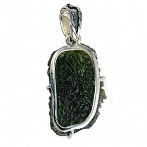 COSMO, Moldavite, pendant, silver 925/1000