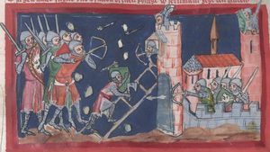 Arbalète médiévale, milieu du XVe siècle