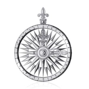 NAUTICAL COMPASS, SILVER PENDANT, AG 925 - NAUTISCHER SILBERSCHMUCK{% if kategorie.adresa_nazvy[0] != zbozi.kategorie.nazev %} - SILBER SCHMUCKSTÜCKE{% endif %}