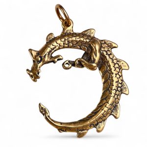 UROBOROS, pendant Dragon, bronze