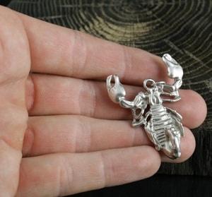 SCORPION, L'ÉTAIN PENDENTIF - BIJOUX ANIMALIERS{% if kategorie.adresa_nazvy[0] != zbozi.kategorie.nazev %} - BIJOUTERIE{% endif %}