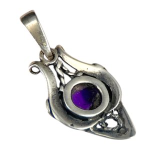 AMALIE, Art Nouveau Pendant, sterling silver