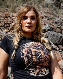 URUZ - FUTHARK COLLECTION, LADIES' T-SHIRT, COLOURED - WOMEN'S T-SHIRTS{% if kategorie.adresa_nazvy[0] != zbozi.kategorie.nazev %} - T-SHIRTS, BOOTS{% endif %}