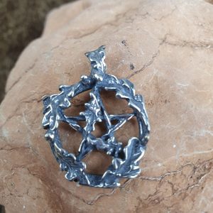 OAK PENTACLE, SILVER PENDANT - PENDANTS{% if kategorie.adresa_nazvy[0] != zbozi.kategorie.nazev %} - SILVER JEWELLERY{% endif %}