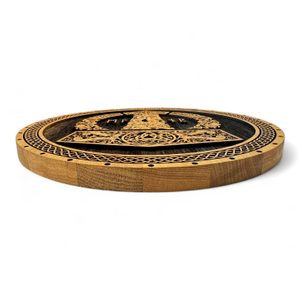 MJÖLLNIR - Hammer of Thor, wooden wall picture 32cm