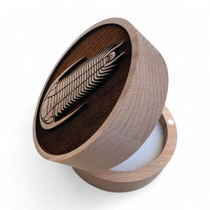 Wooden box for fossils, Trilobit