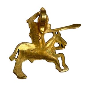 Tournament Knight, medieval pendant