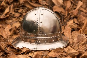 NOLL, ENGLISH KETTLE HAT HELMET - CASQUES MÉDIÉVAUX{% if kategorie.adresa_nazvy[0] != zbozi.kategorie.nazev %} - ARMURES ET BOUCLIERS{% endif %}