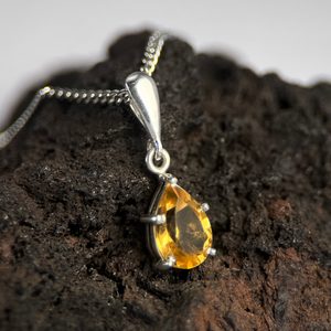 SINOPE pendant, silver 925 citrine