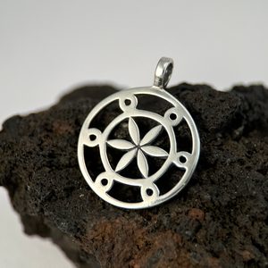 SLAVIC SUN, silver pendant