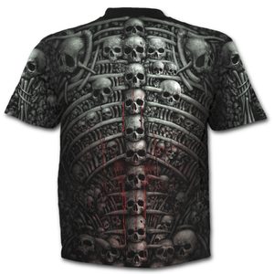 DEATH RIBS - FRONT PRINT T-SHIRT BLACK - MEN'S T-SHIRTS, SPIRAL DIRECT{% if kategorie.adresa_nazvy[0] != zbozi.kategorie.nazev %} - T-SHIRTS, BOOTS{% endif %}