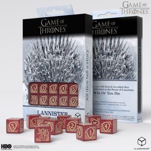 Game of Thrones. Lannister 10xD6, dice