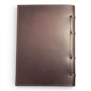 Trilobite, carnet paléontologique en cuir, non ligné