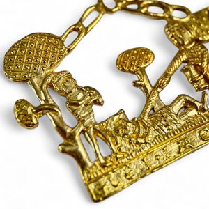 Folk feast, medieval pilgrim badge