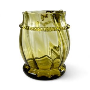 Půllitr na pivo, historické zelené lesní sklo