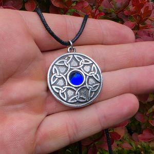 Pendant Celtic Knot, blue