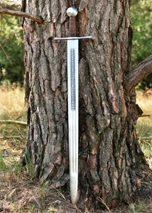 River Witham Knightly Sword with Scabbard, 13th C