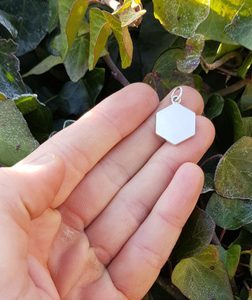 ABEILLE - pendentif, argent