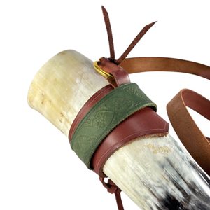 CAROLUS Signal Horn with a Leather Holder