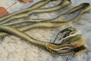 Tablet-Woven Belt, 250 cm