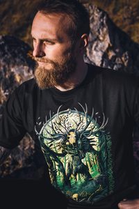 LESHY, Herren-T-Shirt farbig, Naav