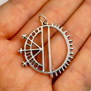 BEAIVI and MANO, Sun and Moon, Sami Pendant, silver 925