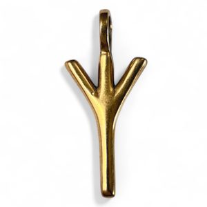 ALGIZ, bronze pendant