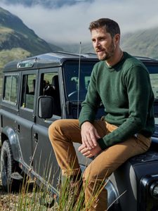 Pull irlandais, Merino Roll Neck, laine, ARAN