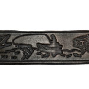 FISHING LEATHER BELT, handmade