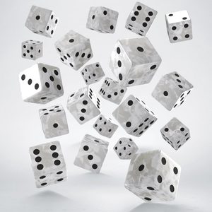 Set of dice, Pearl and Black