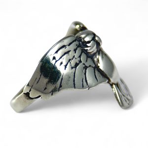 Hibou, bague d'argent