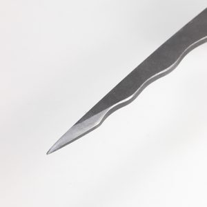 FLAMED BLADE, throwing knife